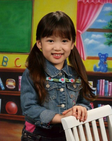 Student portrait, classroom backdrop